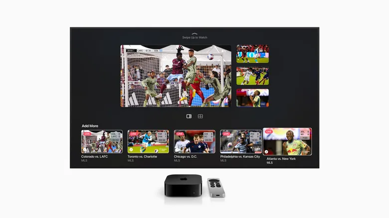 Apple TV Multiview: How to Watch 4 Live Sports at Once MLS multiview on Apple TV.