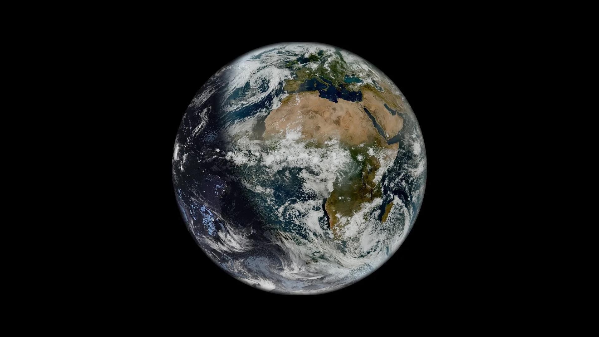 Summer Solstice from Space: ESA's Latest Satellite Captures Earth's Lo summer solstice from space — the Earth from space with a shadow on its left side.