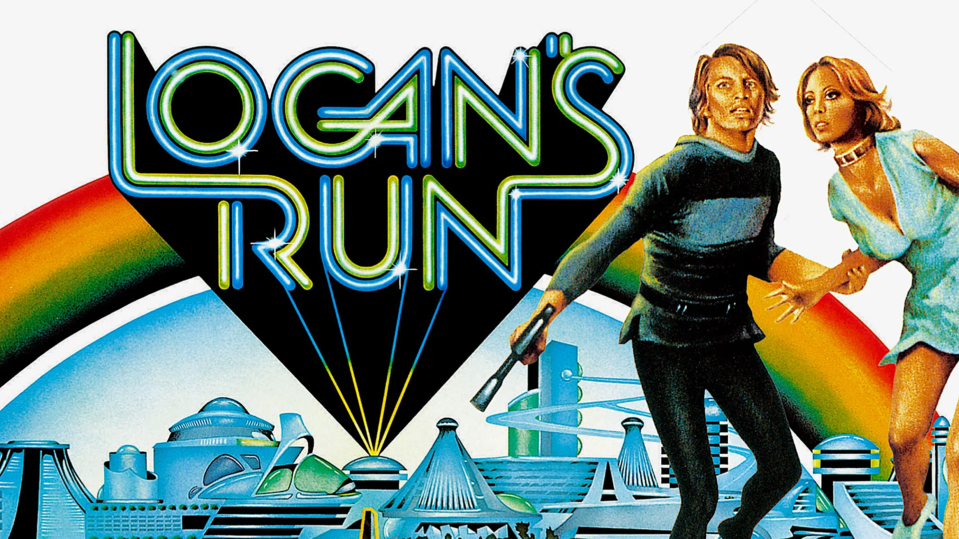 Logan's Run at 50: Why This Sci-Fi Classic Still Matters Logan's Run — a slice from a '70s-era sci-fi movie poster