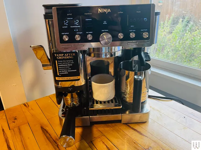 Best Espresso Machine Deals at Prime Day 2026: Breville and Ninja Image may contain: Cup, Beverage, Coffee, and Coffee Cup