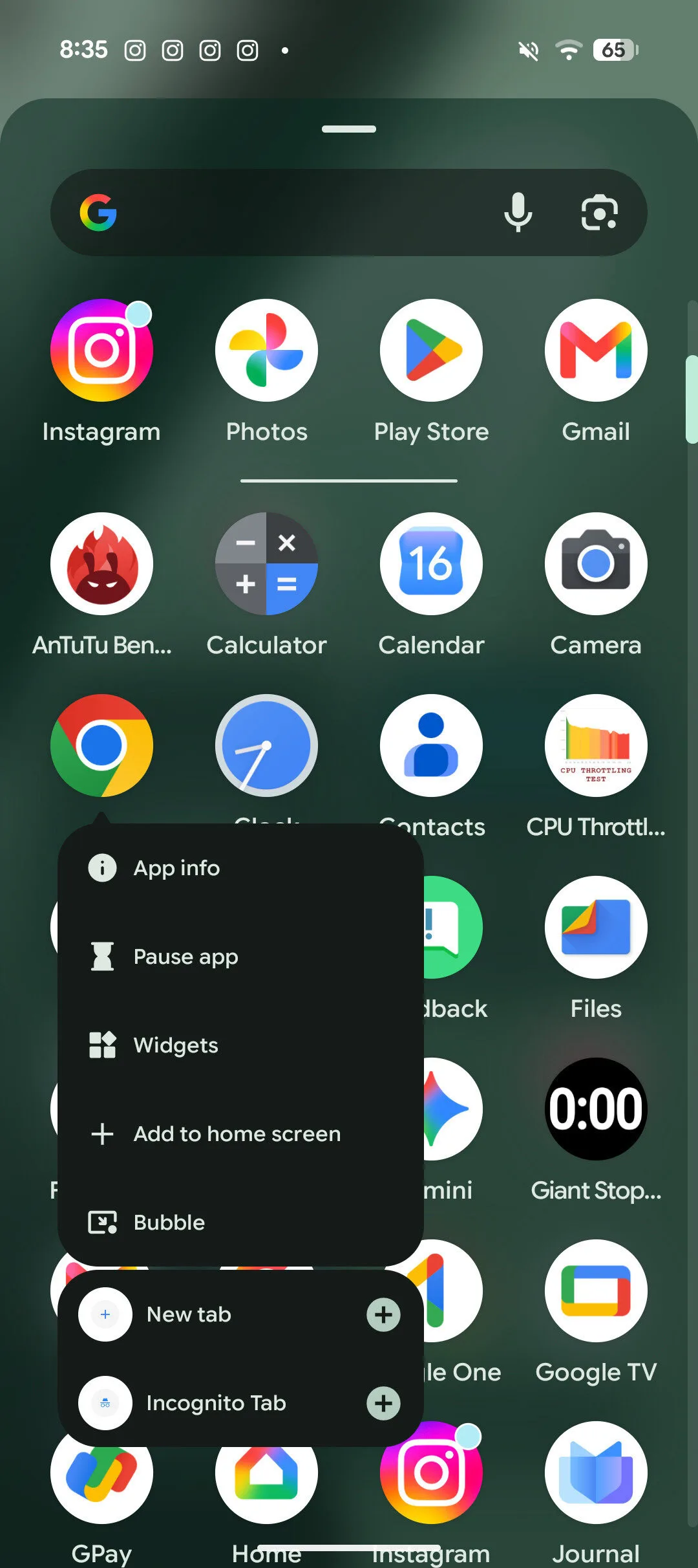 Android 17 App Bubbles: The Complete Guide for Pixel Users Pop up menu of an app when long pressed