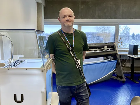 Finland's Libraries Are Proving Books Were Never the Point Erika Benke Before moving to Finland, Chris Stephenson (pictured) worked in libraries in the UK for 20 years (Credit: Er