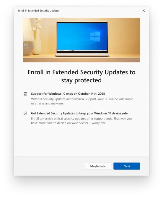 Windows 10 Extended Support Gets a New 2027 Deadline Windows 10 extended support