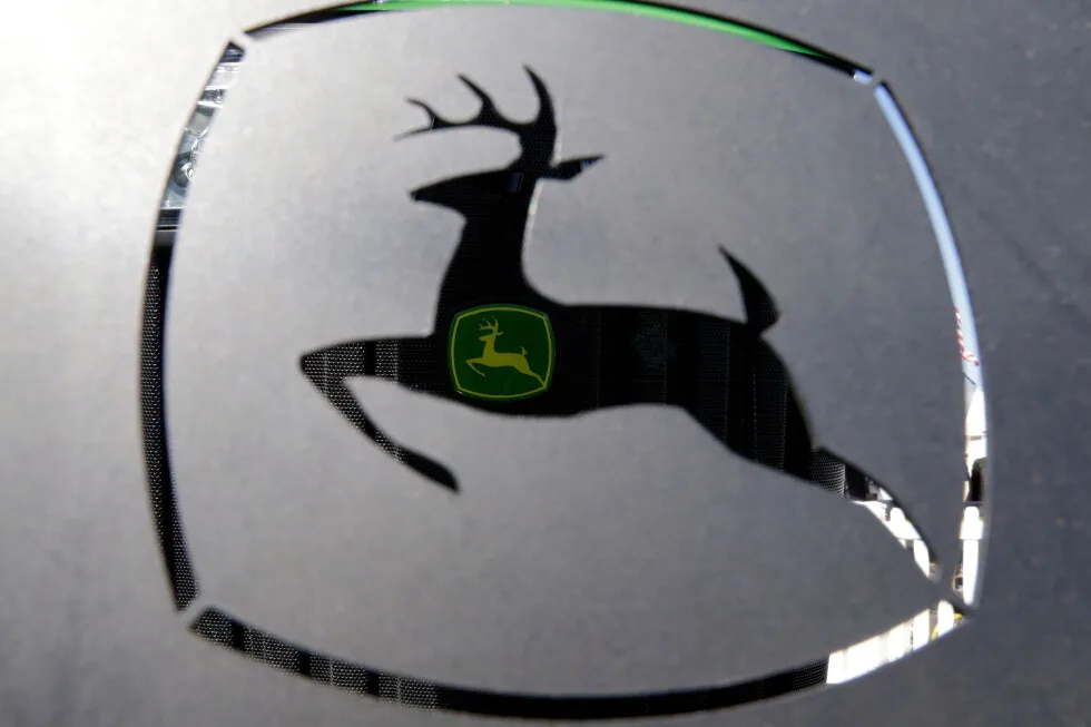John Deere Right to Repair: FTC Forces Major New Access Rules A John Deer emblem is seen at the Husker Harvest Days farm show in Wood River, Neb., Sept. 12, 2018. (AP Photo/Nati Harn
