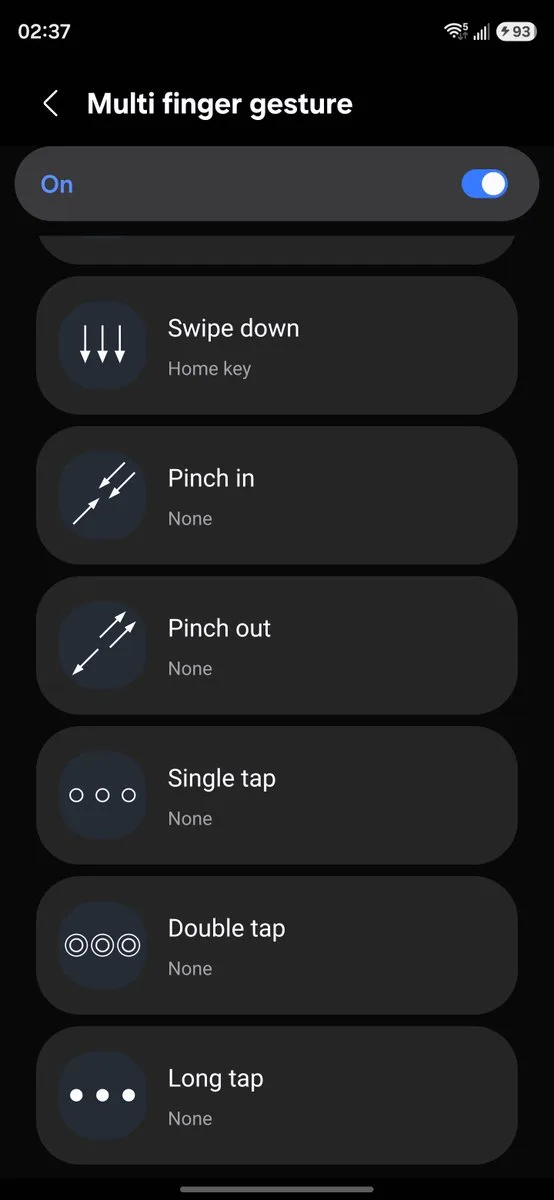Samsung Home Up Gets Multi-Finger Gestures in Latest One UI 9 Update Home Up One UI 9 finger gestures GalaxyTechie 3