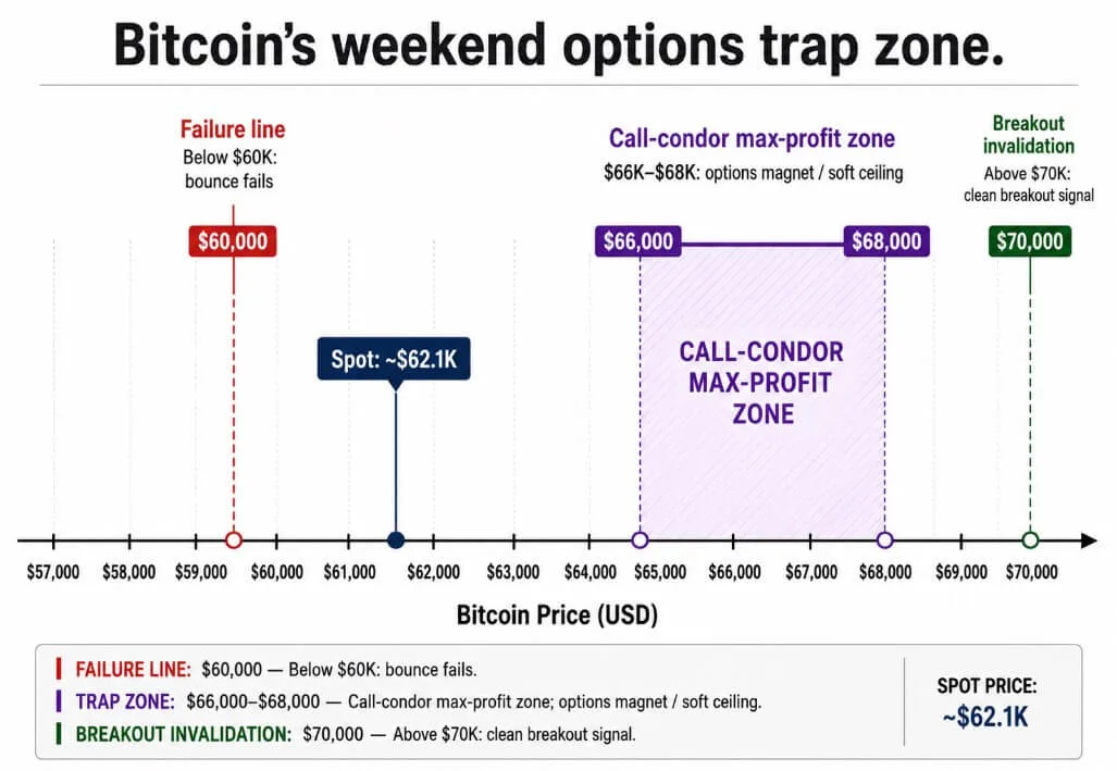 Bitcoin Rally Hits a $66K Ceiling — Options Traders Aren't Buying It Y Bitcoin weekend rally — Bitcoin