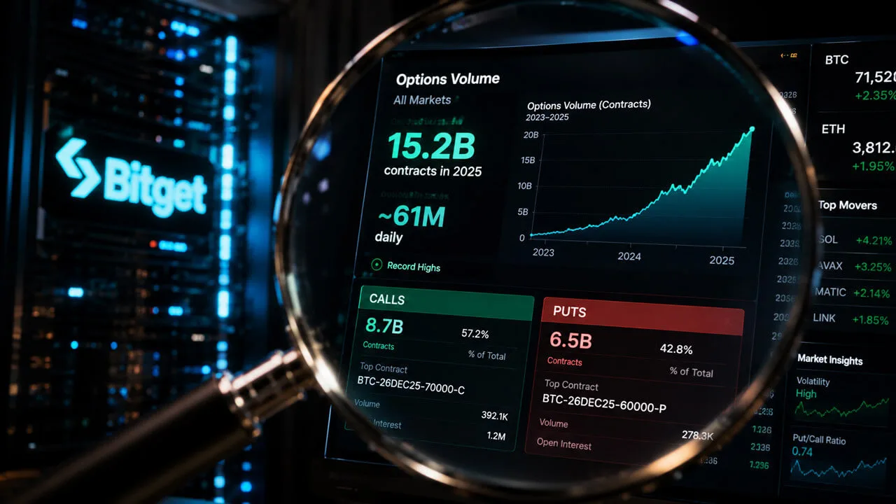 Tokenized Stocks vs Options: Do Crypto Users Actually Own Anything? tokenized stocks — Bitget crypto options trading interface as exchanges expand into stock options markets