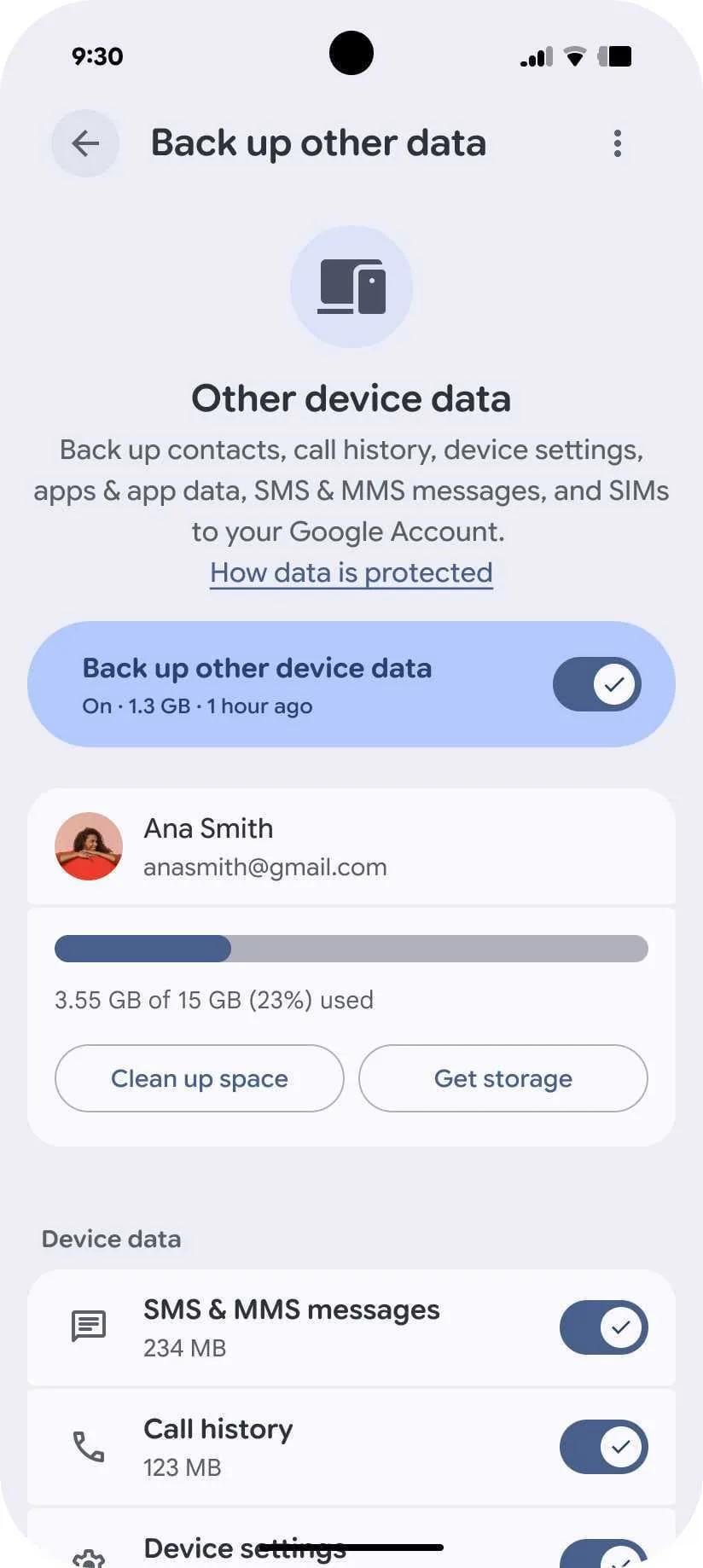 Android Backup Storage Gets a New 40MB Reality Check source 3cfe80bf47