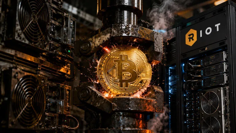 Crypto Startups in 2026: The $2M Compliance Wall Killing New Entrants Riot Bitcoin mining facility illustrating reported 500 BTC custody transfer and AI funding pressure