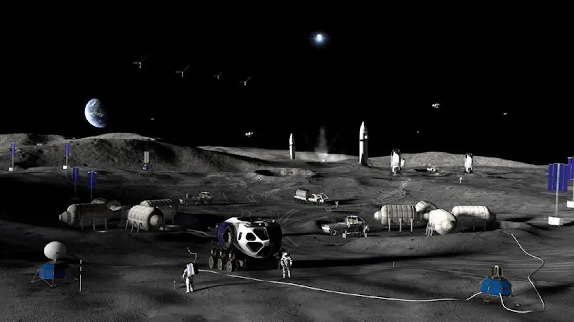 NASA Moon Base Crew Size: What New Research Says NASA plans a to build a permanent base on the moon with a step-by-step approach through 2032.