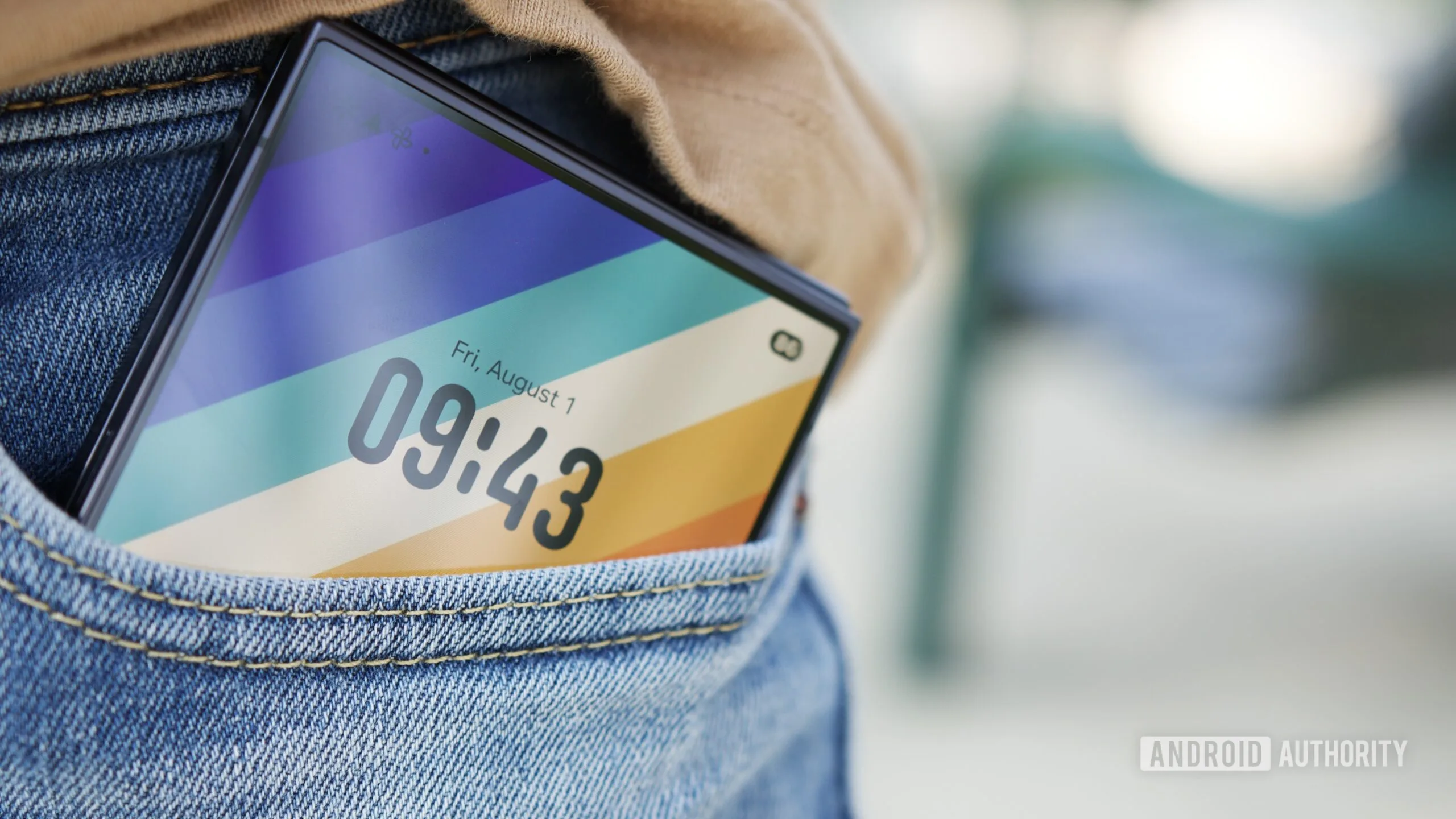 Galaxy Z Flip 8 Could Be a Critical Test for Foldables Galaxy Z Flip 8 2026 — The Galaxy Z Flip 7 sticking out of someone's pocket.