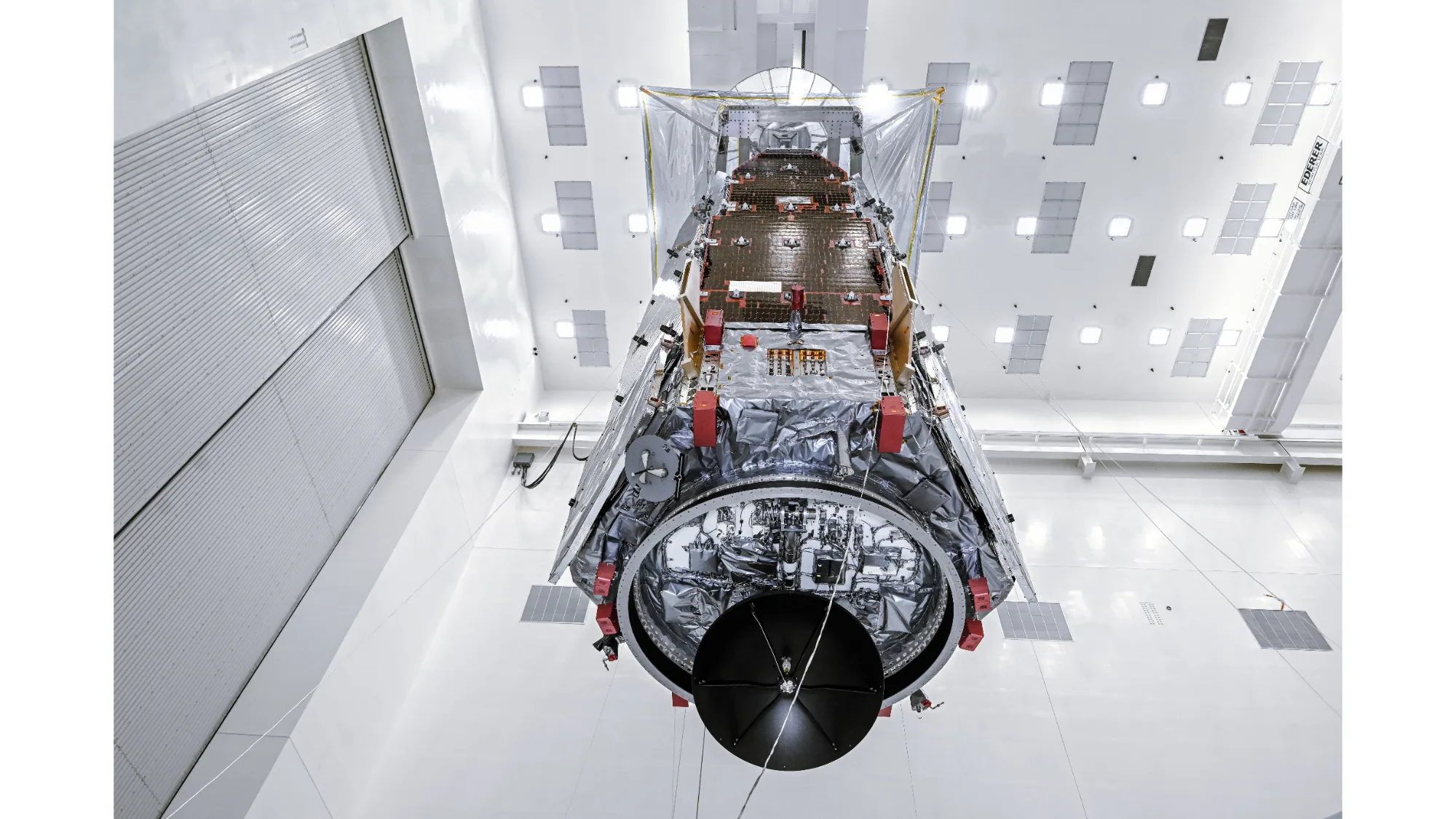 Roman Space Telescope: NASA's Biggest New Eye on the Universe Roman Space Telescope 2026 — The Roman Space Telescope hangs in the clean room.