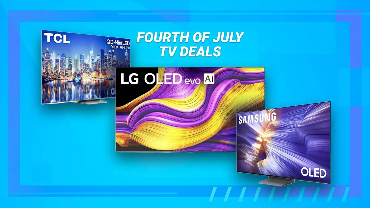 Best July 4th TV Deals 2026: Top Picks from Samsung, Sony & More The best July 4th TV deals: Up to 50% off Samsung, Sony, and more