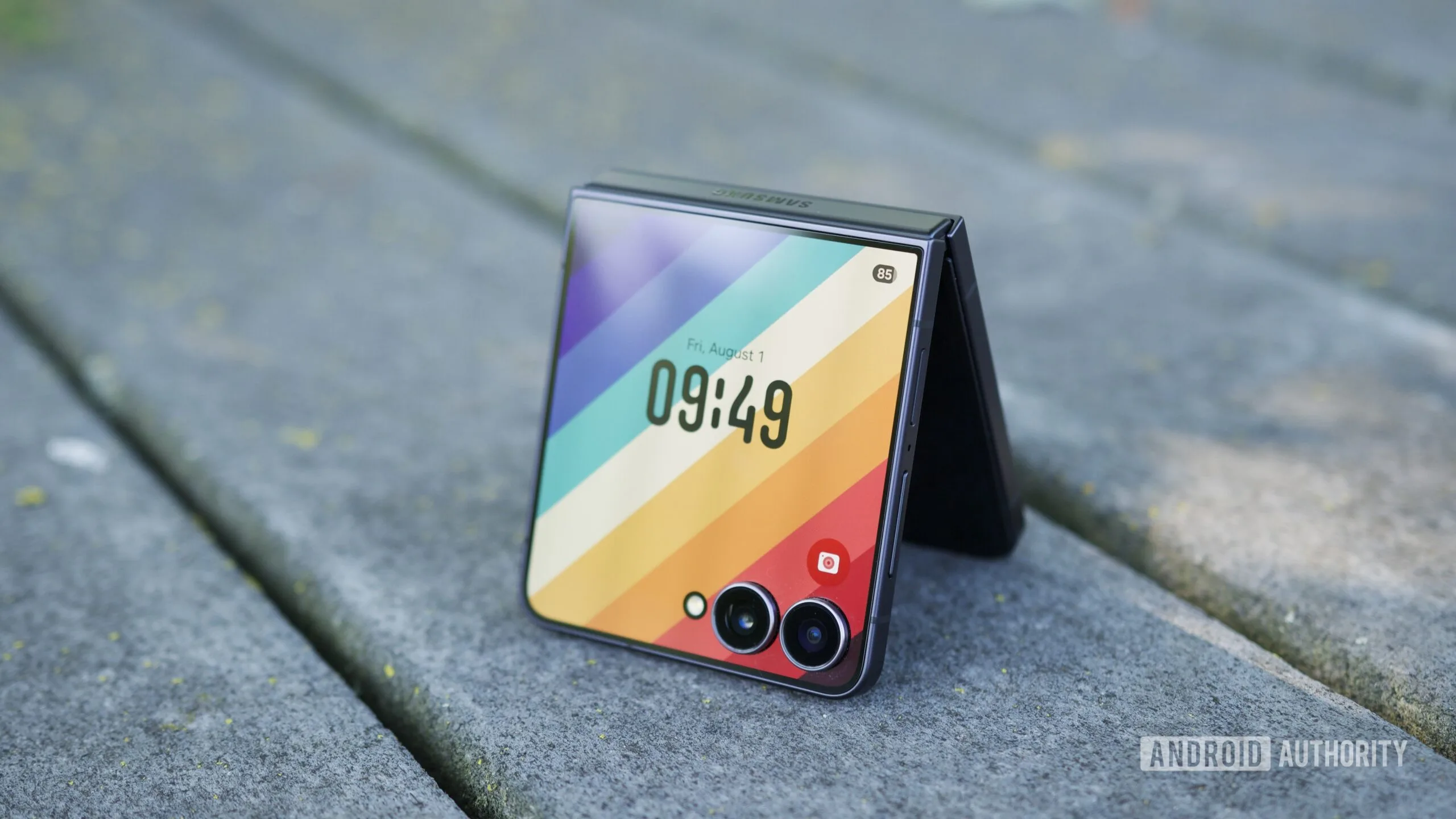 Galaxy Z Flip 8 leak points to a critical upgrade problem Galaxy Z Flip 8 — The Galaxy Z Flip 7 with its cover screen on.