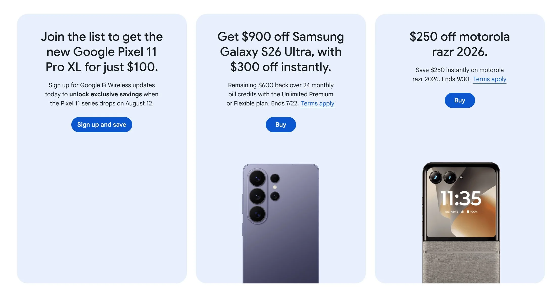 Pixel 11 Pro XL Deal Leak Puts Google Fi in an Awkward Spot Google Fi Pixel 11 Promo without image