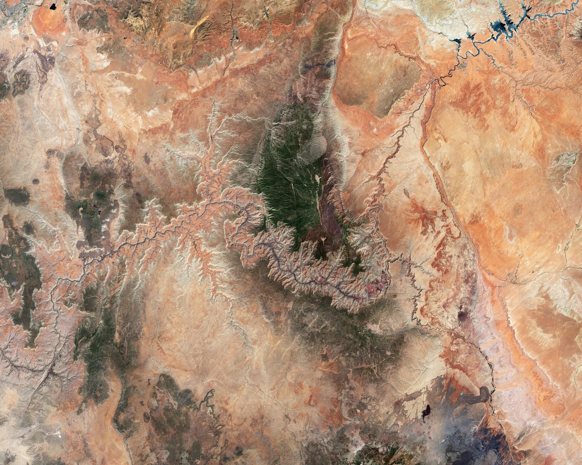 ESA's Best Space Images from Late June and Early July 2026 The Grand Canyon, a stunning natural feature in the landscape of Arizona, US, is featured in these two satellite views.