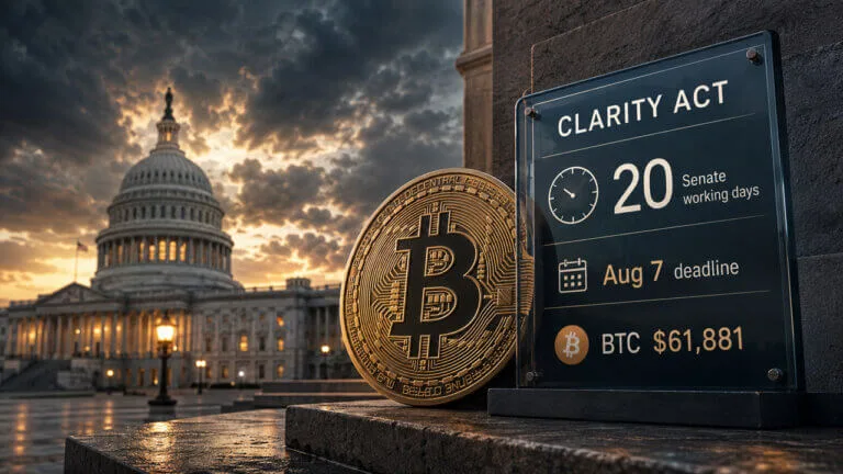 XRP ETF Demand Now Has to Carry the Market After Leverage Flush Bitcoin and the CLARITY Act as the US Senate enters a four-week deadline that could shape Bitcoin's July rally