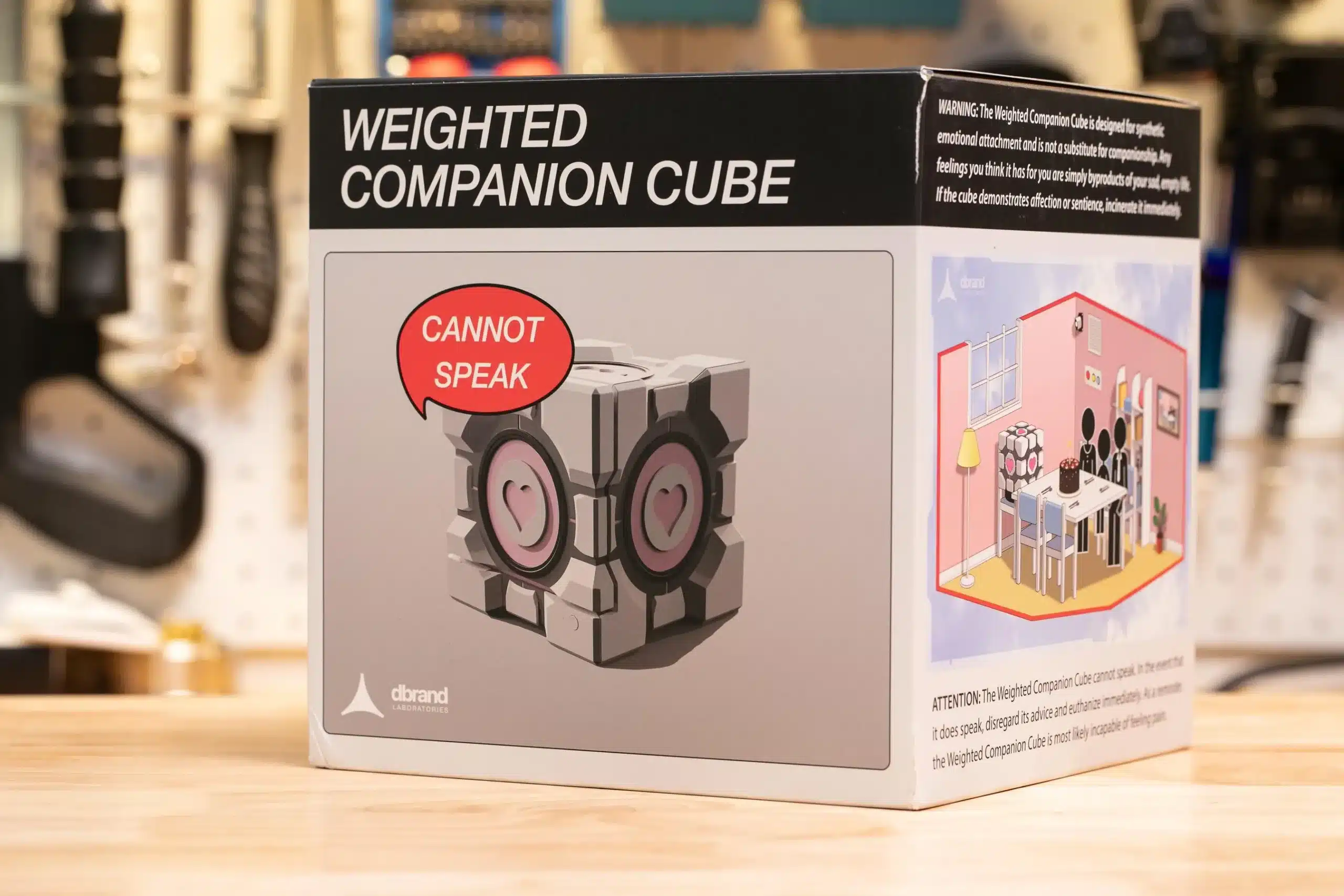 Dbrand Companion Cube: The Product Valve Killed Before It Shipped You can blow up any of these photos larger by tapping on them once or twice.
