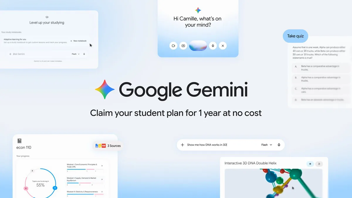 Google gives college students a free year of AI Pro Gemini-perks-that-come-with-free-student-plan