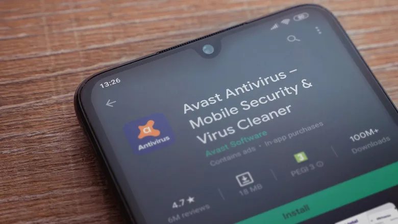 Android Antivirus Apps: The Expert Guide to What You Need The Avast antivirus app, listed inside the Google Play Store for installation.
