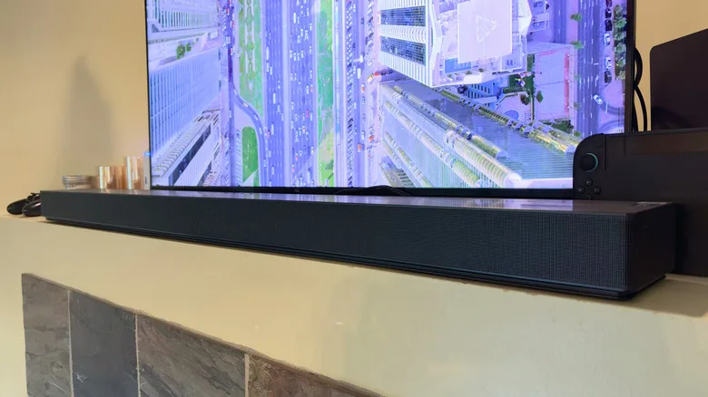 Samsung Z Fold 8 Review Recap: Key 2026 Lessons Samsung QS90H soundbar in front of a TV.