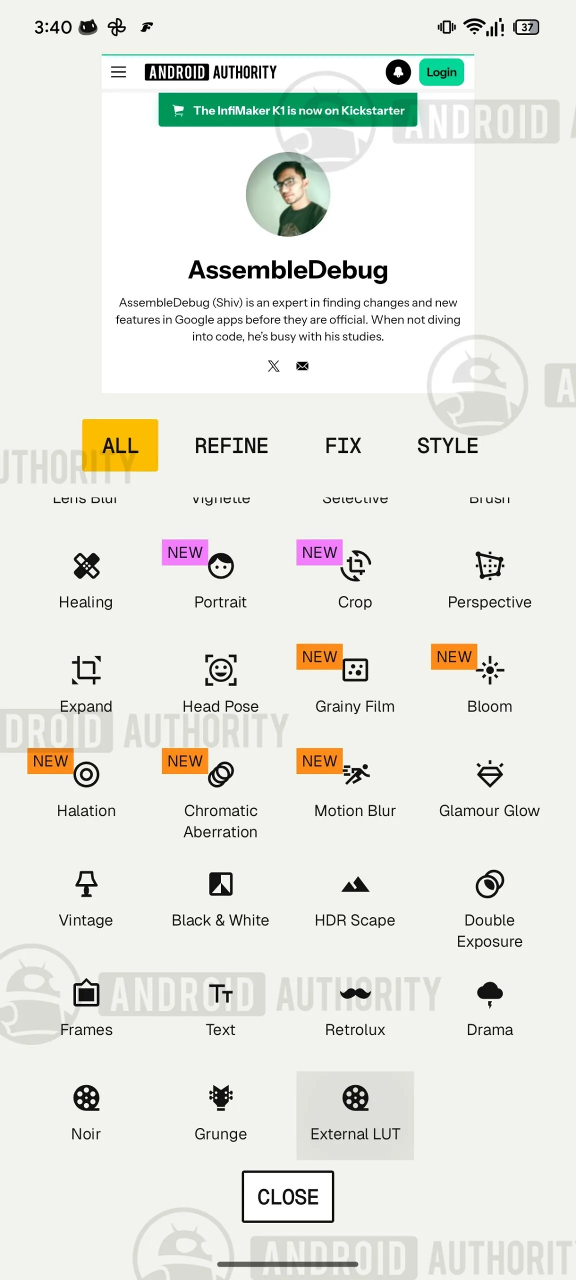 Snapseed LUT Support Could Make Android Editing More Serious Snapseed LUT support — Snapseed for Android Upcoming LUT support 3 watermarked