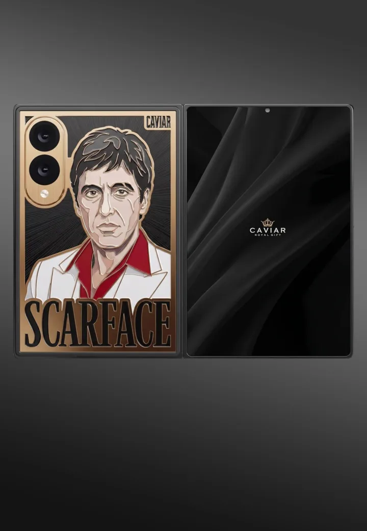 Galaxy Z Fold 8 Movie Editions Turn Gold Into a Flex Samsung Galaxy Z Fold 8 Cavier Scarface 6