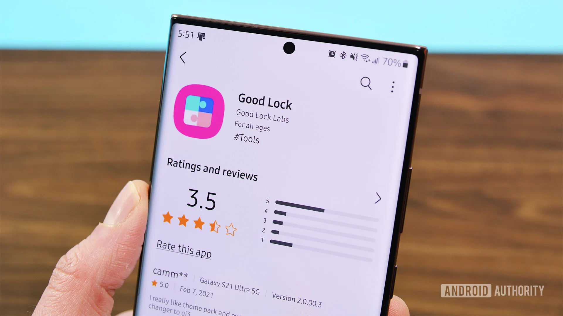 Samsung Home Up Bug Gets an Official Fix in Progress Samsung Home Up bug — Samsung Good Lock Galaxy Store listing