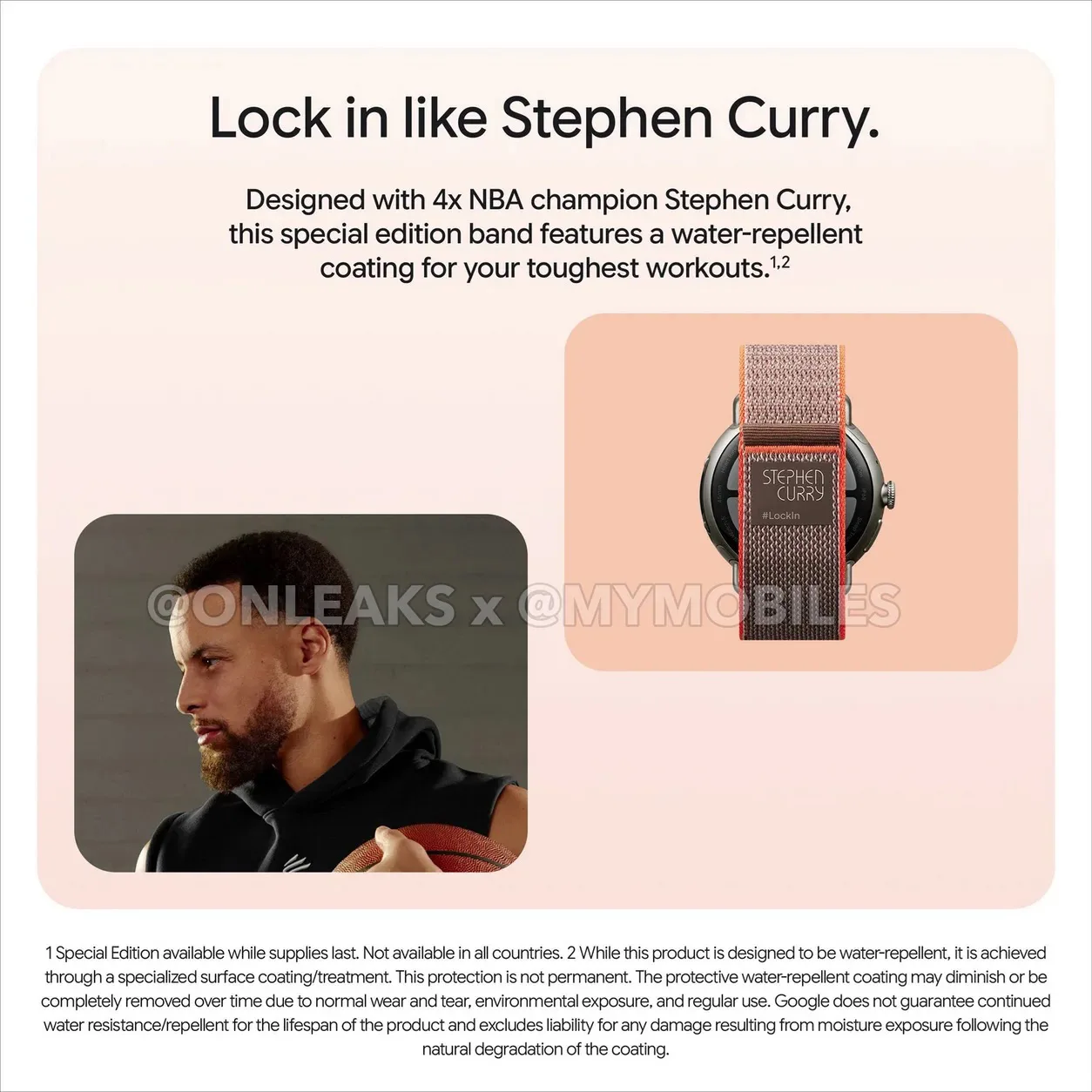 Pixel Watch 5 Gets a Key Stephen Curry Edition mymobiles.com google pixel watch 5 stephen curry lock in