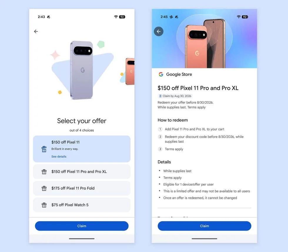 Pixel 11 discounts are hiding in Google Play’s rewards tab Google Play Store points Pixel 11 discounts Droid Life
