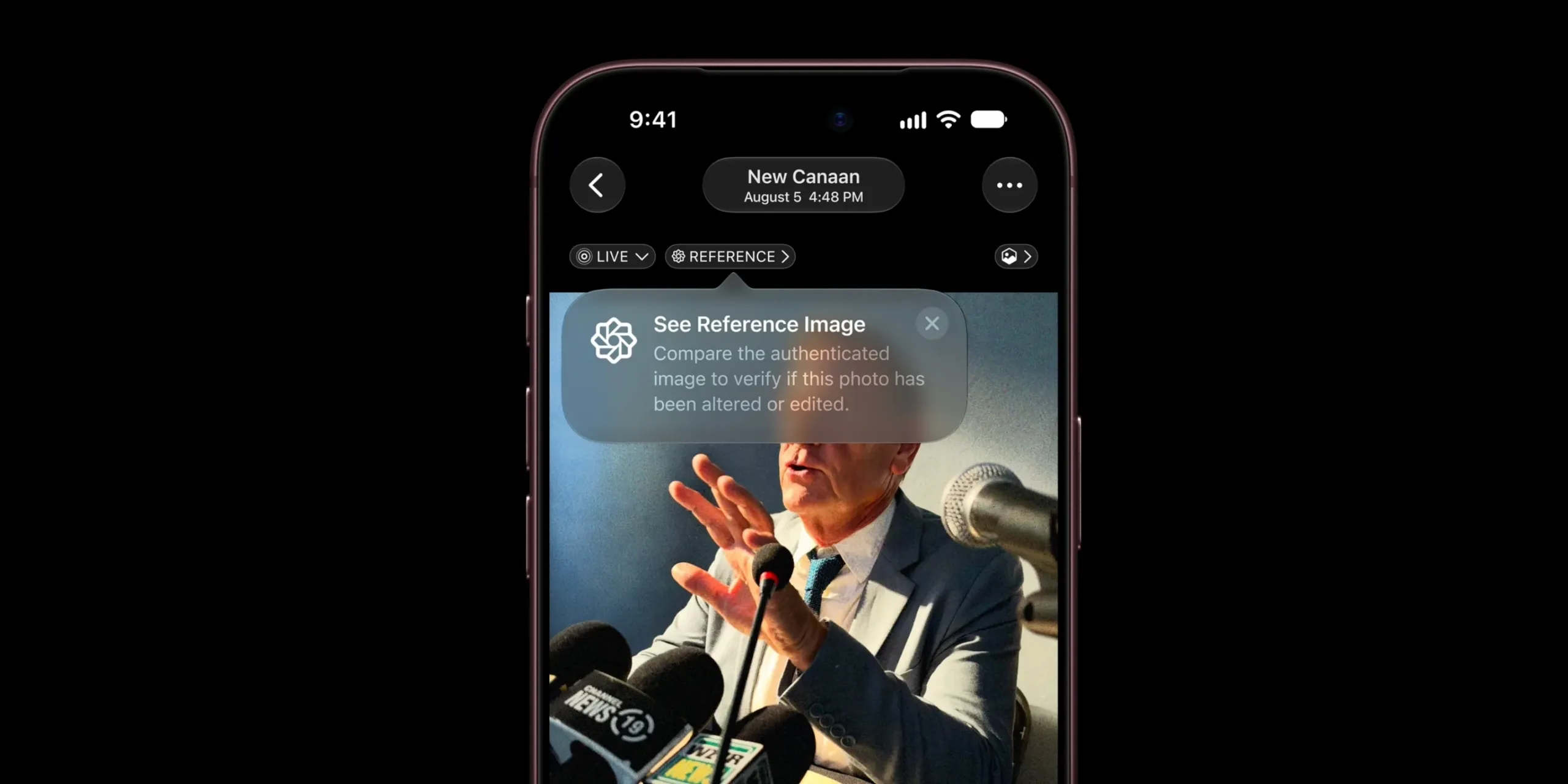Apple’s Reference Image Mode Takes Aim at Fake Photos Reference Image mode
