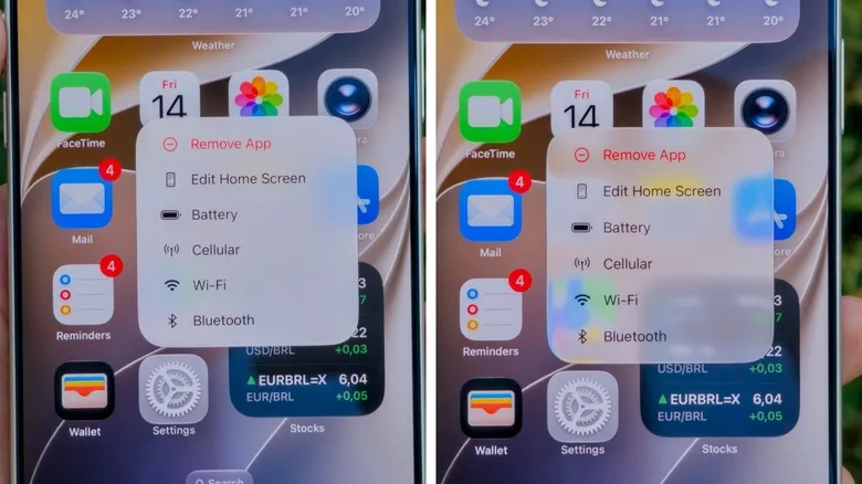 Liquid Glass Settings Get a Powerful iOS 27 Upgrade Comparing different opacity levels of Liquid Glass in iOS 27.