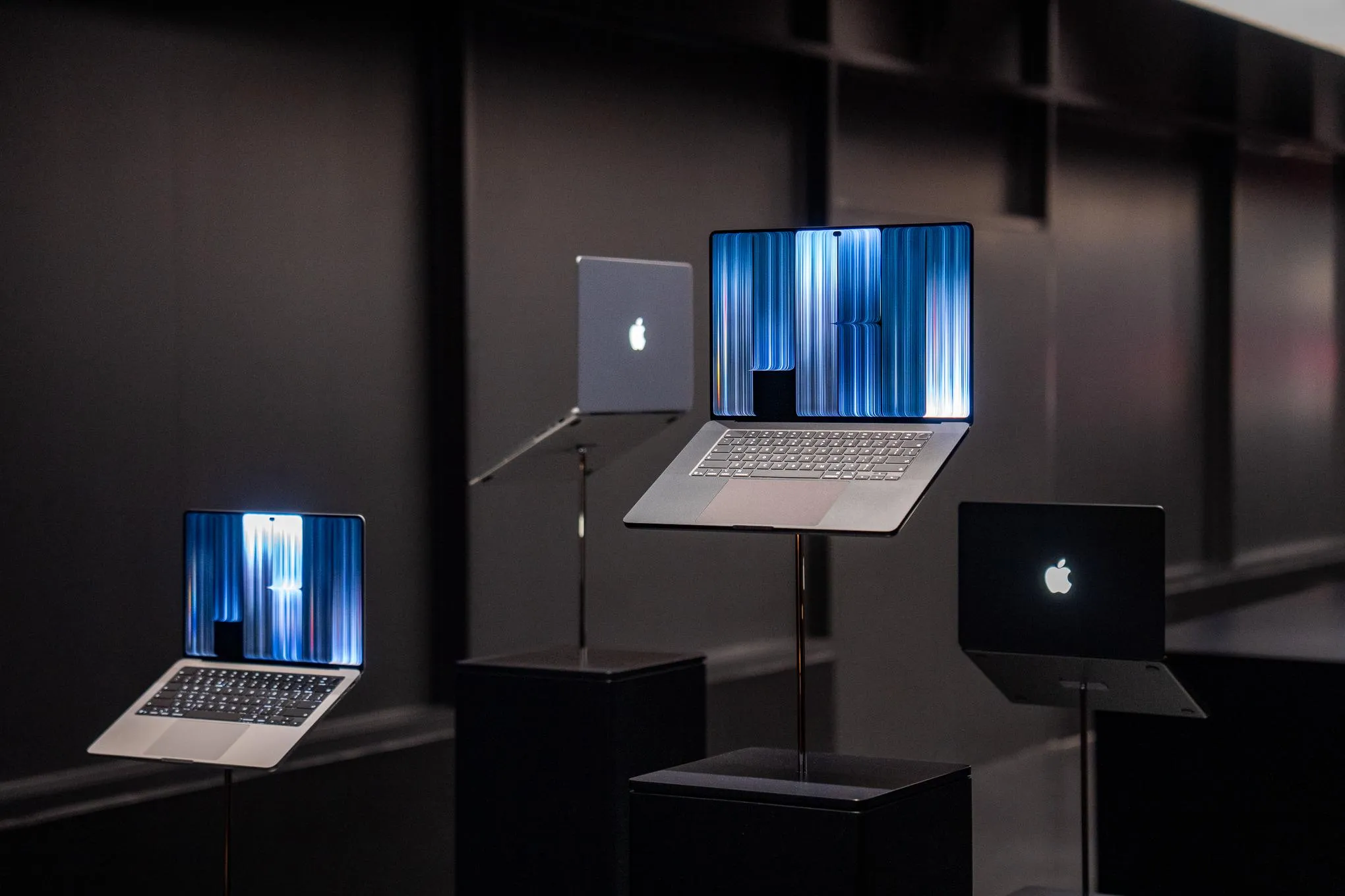 Touchscreen MacBook Pro: Apple’s Key, Cautious Bet We’re just normal touchscreen laptops. Just innocent touchscreen laptops.